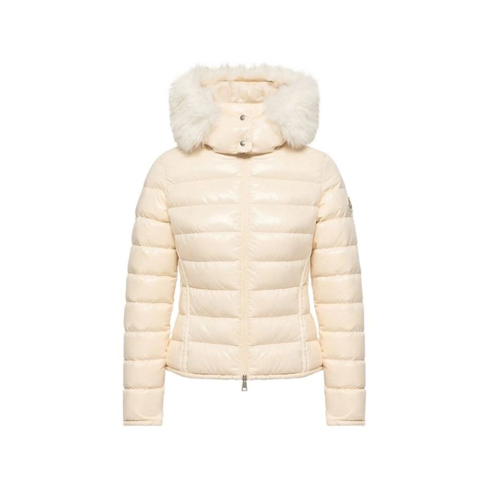 Moncler White Jackets - Puffer Jackets Women